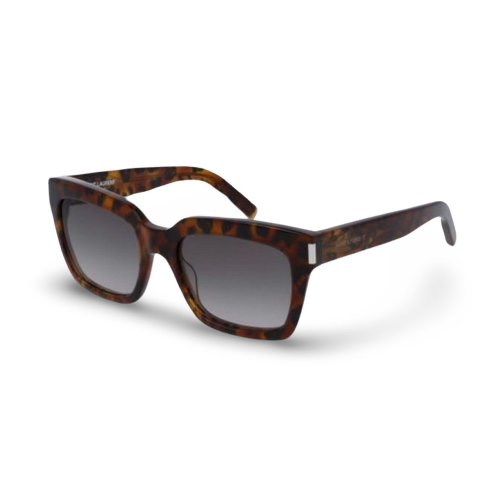 Yves Saint Laurent Black & Tortoise Leopard Print Sunglasses - Picture 11 of 11